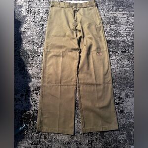 Tan dickies double-knee pants